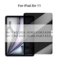 Miniatyrbild 1 av 6: Sekretessglas för iPad Pro 13 12.9 11 2025 M4 M3 10:e 10 Generation A16 Skärmskydd Air 5 4 7:e 8:e 9:e 10.2 Mini 6 7 Film Air 11 2025 2024