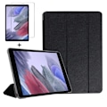 Miniatyrbild 1 av 6: Smart Fodral För Samsung Galaxy Tab A7 Lite 2021 SM T220 T225 Skyddsskal Tab A7 lite 8.7\" SM-T220 SM-T225 Surfplatta Fodral Silk Black glass A7 Lite T220 T225