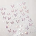Miniatyrbild 1 av 6: 1 st 5D Japanska Kawaii Fjärils Nagelstickers Lyx Glitter Skal Aurora Nagelkonst Dekorationer Dekaler DIY Manikyr Slider Folie M261