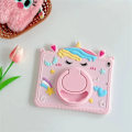 Miniatyrbild 2 av 5: Barn Stativ Fodral för Samsung Galaxy Tab S6 A7 Lite A8 A9 Plus 8.7 11 tum Tecknad Enhörning Silikon Tablet Skyddsfodral JMDJS-SP Tab A9 Plus 11 inch