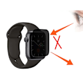 Miniatyrbild 4 av 6: Sekretess Skärmskydd för Apple Watch 41mm 40mm 44mm 45mm 38mm 42mm för iWatch Series 9 8 7 SE 6 5 4 Anti Spion Bländskydd 1 pcs 38mm