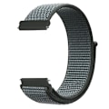 Miniatyrbild 1 av 6: 20 22mm Nylon Klockarmband För Garmin Vivoactive 3 4 5/Venu 2 Plus/Venu 3/Forerunner 55 158 265 965 745 645 255 Music Loop Armband Obsidian gray 22mm Width Band