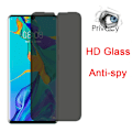 Miniatyrbild 3 av 6: Anti-spion Skyddsglas Härdat Glas för Huawei P20 P40 Lite E 5G P30 Pro Sekretess Skärmskydd för Huawei P10 Plus filmer glas P20 Lite 2018