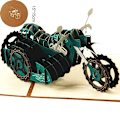 Miniatyrbild 1 av 6: Pop UP 3D Födelsedagskort Världsattraktioner Kort Affärsinbjudan Pojke Gåva Hälsning Turistvykort för Pojkvän Pappa Present motorbike