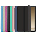Miniatyrbild 6 av 6: Fodral för Samsung Galaxy Tab A A9 Plus A8 10.5 A7 Lite T220 X200 X210 T580 S5E S6 Lite S2 T810 P620 PU Tablet Cover Smart Case PU Black Tab A9 Plus X210