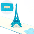 Miniatyrbild 1 av 6: Pop UP 3D Födelsedagskort Världsattraktioner Kort Affärsinbjudan Pojke Gåva Hälsning Turistvykort för Pojkvän Pappa Present Eiffel Tower