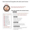 Miniatyrbild 4 av 6: 18MM Nylon Loop Band För huawei Watch GT 5/4/Xiaomi Mi Smart Watch Armband För Garmin Vivoactive 4S/Venu 2s Correa Armband seashell 04 18MM watch band