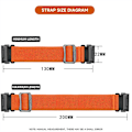 Miniatyrbild 2 av 6: Quick Fit 22 26mm Nylonrem för Garmin Fenix 8X 7X 7Pro Fenix 6X 6 5X Tactix 8 7 9 Forerunner 965 955 Klockarmband Tillbehör MidU-B Quick Fit  26mm