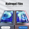 Miniatyrbild 6 av 6: 4 st Mjuka Hydrogel Filmer 13 12 Pro Max Silikon TPU Skärmskydd För IPhone 14 11 XS XR X 7 8 15 Plus Stödjer upplåsning For iPhone XR 4pcs