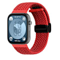 Miniatyrbild 1 av 6: Flätat armband för HUAWEI Watch Fit 4 Pro-rem Magnetisk nylon Solo Loop Armband för Smartwatch Huawei Watch Fit 4/3-remmar red For Huawei fit 3
