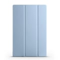 Miniatyrbild 1 av 6: För Samsung Tab A9 Plus Fodral 11 tum Trefaldigt Läder Mjukt Bakre Ställ Tablet Funda För Galaxy Tab A9 Plus Fodral Coque SM-X210 X216 sky blue Tab A9 Plus(11 inch)