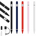 Miniatyrbild 2 av 6: Fodral för IPad Tablet Touch Pen Stylus Skyddsfodral 4-i-1 Färgglatt Mjukt Silikonskydd för Apple Pencil 1:a Generationen Rose Gold