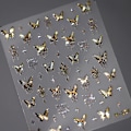 Miniatyrbild 1 av 6: 1 st 5D Japanska Kawaii Fjärils Nagelstickers Lyx Glitter Skal Aurora Nagelkonst Dekorationer Dekaler DIY Manikyr Slider Folie M224