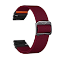 Miniatyrbild 1 av 6: Quick Fit 22 26mm Nylonrem för Garmin Fenix 8X 7X 7Pro Fenix 6X 6 5X Tactix 8 7 9 Forerunner 965 955 Klockarmband Tillbehör Wine Red-B Quick Fit  26mm