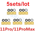 Miniatyrbild 1 av 3: BaRuiLe 5-pack Bakre Kameralins Glas för iPhone 15 Pro Max 14 Plus 13 MINI 12 11 XR XS XSMax X 6 7P 8 lins med Självhäftande 5x 11P 11PM