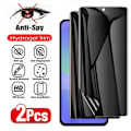 Miniatyrbild 1 av 6: 2 st Sekretess Skärmskydd För Samsung Galaxy A36 A35 A26 A25 A24 A13 5G Hydrogel Film För Samsung A06 A14 A15 A24 A34 A55 Galaxy A52s 5G Anti Peeping