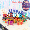 Miniatyrbild 3 av 6: 3D Pop Up Grattis på födelsedagen Bröllop Hälsning Inbjudningskort Pojke Flicka Barn Present Tackkort Miniatyrer Bästa Önskningar Vykort Age is a number