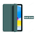 Miniatyrbild 1 av 6: Fodral för Ipad A16 10 9 9:e 10:e Generationen 2025 Pro 13 11:e M4 12.9 Funda För iPad Air 11 M3 M2 5 4 Mini 6 7 A17 10.2 10.9 Skydd Dark Green 7th 8th 9th 10.2
