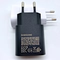 Miniatyrbild 5 av 6: Ny SAMSUNG 25W Usb Typ C Supersnabb Laddare Pd Väggadapter S24 FE S23 S22 A16 A55 A52 F05 M55S Z Fold Flip 6 5 4 Cargador White EU Add Cable