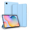 Miniatyrbild 1 av 6: Fodral för Samsung Galaxy Tablet för S6 lite 10.4 Tab A9 A8 A7 S7 S8 S9 och Plus FE Smart Auto Sleep Wake Funktion Silikonskydd Light blue Tab A7 10.4in