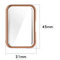 Miniatyrbild 5 av 5: Mjukt TPU Skydd Skal Fullskärmsskydd Fodral För Samsung Galaxy Fit 3 / Fit3 SM-R390 1 transparent For Galaxy Fit 3