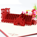 Miniatyrbild 1 av 6: Pop UP 3D Födelsedagskort Världsattraktioner Kort Affärsinbjudan Pojke Gåva Hälsning Turistvykort för Pojkvän Pappa Present Westminster Abbey