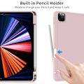 Miniatyrbild 3 av 6: ZOYU Fodral för iPad Pro 11 tum 4/3/2:a generationen med pennhållare, för iPad Air 4/5:e generationen 10,9 mini 6 Trefaldigt stativ Smart Fodral Light Blue iPad Mini Pro 2024