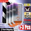 Miniatyrbild 1 av 6: Nytt 1-3st 8K High End Härdat Glas För iPhone 15 14 13 12 11 Pro Max XS MAX 15 16 Skärmskydd Med Monteringsram For iPhone XR High Definition