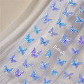 Miniatyrbild 1 av 6: 1 st 5D Japanska Kawaii Fjärils Nagelstickers Lyx Glitter Skal Aurora Nagelkonst Dekorationer Dekaler DIY Manikyr Slider Folie 1pcs to3662