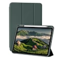 Miniatyrbild 1 av 6: Pennfodral för iPad Air Pro 10.9 11 12.9 13 11:e 10:e 9:e 8:e generationen Flip Smart Läderfodral Mjukt Silikon Baksida Night Green iPad Pro 12.9 2022