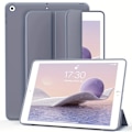 Miniatyrbild 1 av 6: För Apple iPad 10.2 2019 2020 2021 7:e 8:e 9:e generationen magnetiskt flip smart fodral, trefaldigt stativ, stötsäkert mjukt silikonskal Lavender iPad 10.2