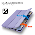 Miniatyrbild 2 av 6: Fodral för Samsung Galaxy Tablet för S6 lite 10.4 Tab A9 A8 A7 S7 S8 S9 och Plus FE Smart Auto Sleep Wake Funktion Silikonskydd Navy blue Tab S7 S8