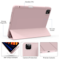Miniatyrbild 2 av 6: ZOYU Fodral för iPad Pro 11 tum 4/3/2:a generationen med pennhållare, för iPad Air 4/5:e generationen 10,9 mini 6 Trefaldigt stativ Smart Fodral Light Blue iPad Mini Pro 2024