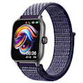 Miniatyrbild 1 av 6: 20mm 22mm Nylon Loop band för Amazfit GTS4/2/3/3pro/2e/GTS2 Mini/GTR 4 42mm/47mm/GTR2/2e/stratos armband Amazfit bip rem 61 Heart Violet 22mm