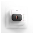 Miniatyrbilde 7 av 7: AXAGON, Vegglader 1x port USB-A, QC3.0/AFC/FCP/Apple, 18W, ACU-QC18