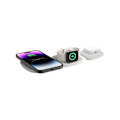 Miniatyrbillede 3 af 9: Tech-Protect trådløs oplader A32 3in1 Magnetic MagSafe QI15W, grå