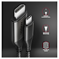 Miniatyrbillede 3 af 10: AXAGON, USB-C til HDMI, Aktiv konverter