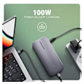 Miniatyrbilde 7 av 9: AXAGON, USB-C 10 Gbps GEN2COMBO 12in1 Hub, HMC-12GM2