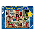 Miniatyrbild 1 av 2: Ravensburger pussel 500 bitar Vacker jultid