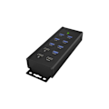 Pikkukuva 2 / 10: Raidsonic, USB-keskitin, 7-porttinen teollisuuskeskitin, IB-HUB1703-QC3
