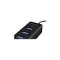 Miniatyrbilde 9 av 11: Raidsonic, USB-hub, 4-porters USB 3.0-hub, IB-HUB1409-U3