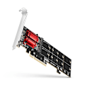 Miniatyrbillede 1 af 6: AXAGON, PCIe 2x NVMe M.2-controller, PCEM2-ND
