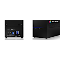 Miniatyrbillede 2 af 4: Ekstern HDD/SSD-kabinet 2x3,5" USB 3.0 Sort IB-RD3621U3, Icy Box