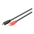 Pikkukuva 2 / 6: Digitus, HDMI-HDMI, nopea HDMI-kaapeli signaalivahvistimella, DB-330118-100-S