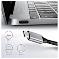 Miniatyrbillede 6 af 7: AXAGON, SuperSpeed ​​USB-C COMBO 6i1 Hub, HMC-6GL