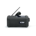 Miniatyrbillede 3 af 6: Muse, bærbar solcelleradio med håndsving og lommelygte, MH-08 MB