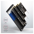 Miniatyrbild 9 av 11: AXAGON, Extern USB-C 3.2 Gen 2 metallbox för M.2 NVMe & SATA SSD-diskar, EEM2-SB2