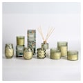Miniatyrbillede 3 af 3: Duftlys i glas NATURE GREEN H9,2cm, Tranquil Summer