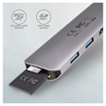 Miniatyrbillede 3 af 8: AXAGON, SuperSpeed ​​USB-C COMBO 5in1 Hub, HMC-5