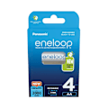 Miniatyrbillede 1 af 4: Panasonic eneloop genopladeligt batteri AA 2000 4BP